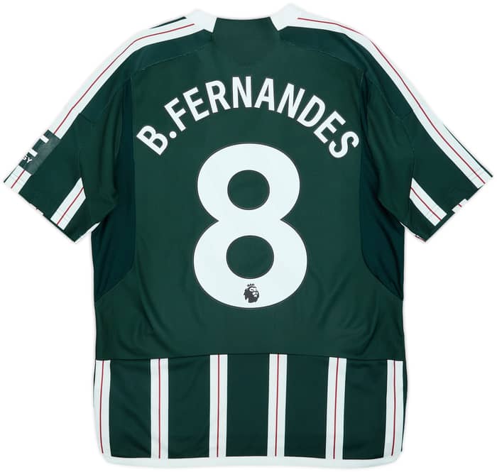 2023-24 Manchester United Away Shirt B.Fernandes #8 - 9/10 - (XL.Boys)