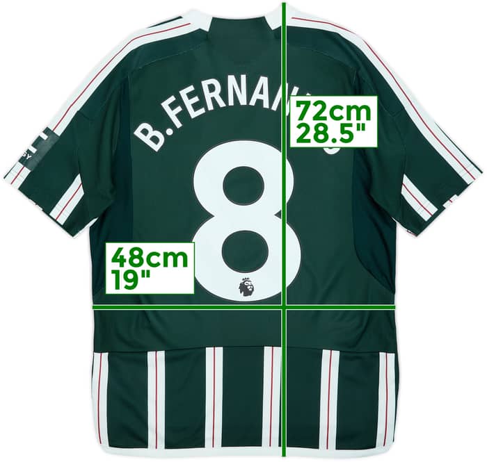 2023-24 Manchester United Away Shirt B.Fernandes #8 - 9/10 - (XL.Boys)