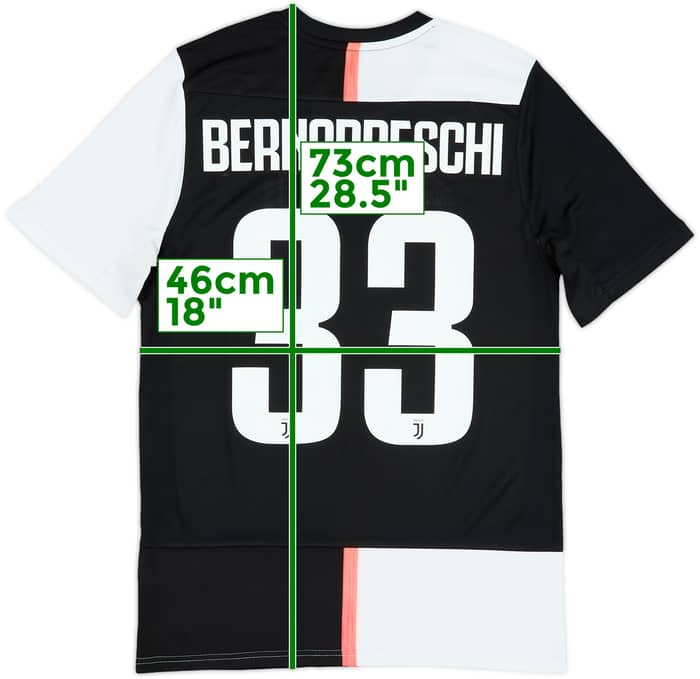 2019-20 Juventus Home Shirt Bernardeschi #33 - 6/10 - (XL.Boys)
