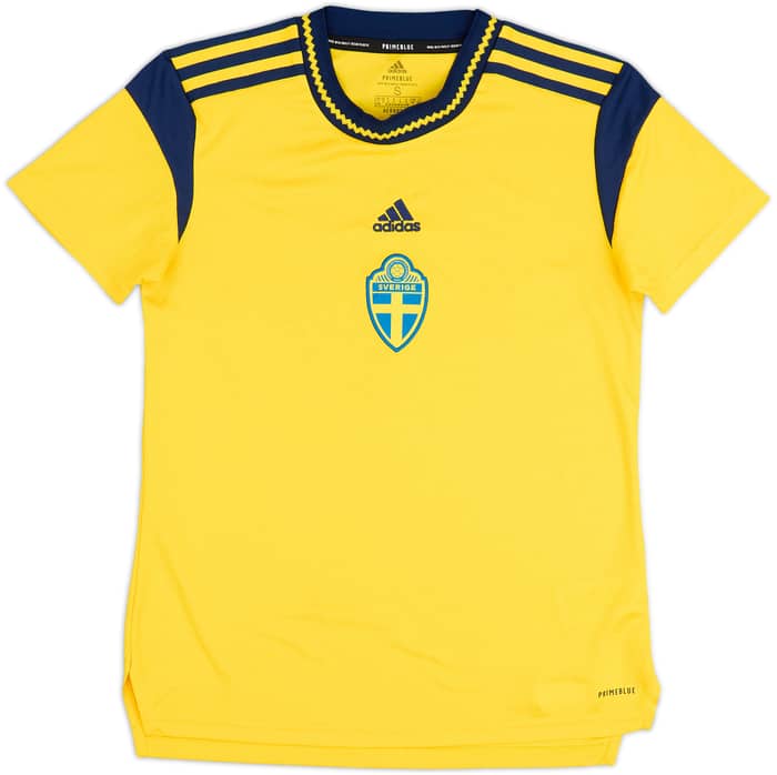 2022-23 Sweden Women's Home Shirt - 9/10 - (Women's S)