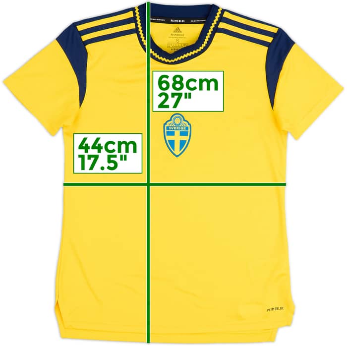 2022-23 Sweden Women's Home Shirt - 9/10 - (Women's S)