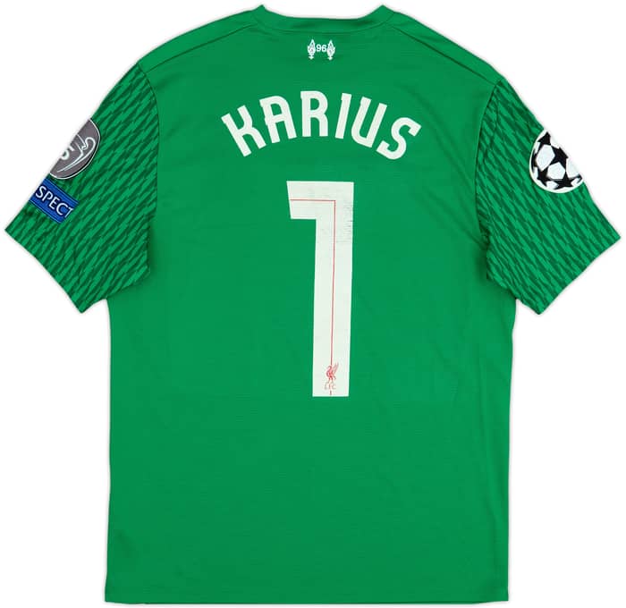 2017-18 Liverpool '125 Years' GK S/S Shirt Karius #1 - 5/10 - (S)