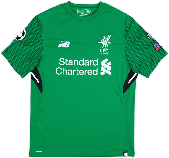2017-18 Liverpool '125 Years' GK S/S Shirt Karius #1 - 5/10 - (S)