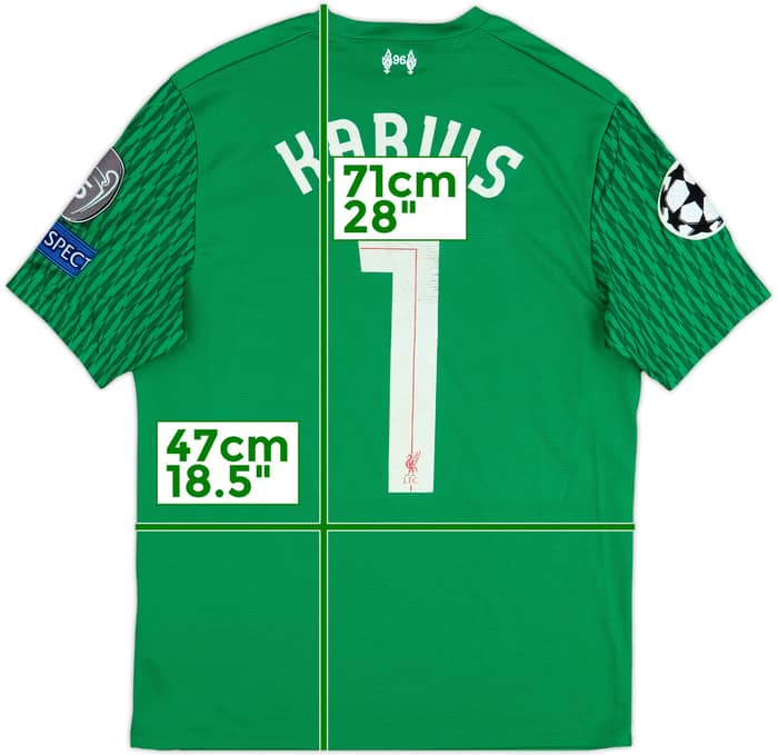 2017-18 Liverpool '125 Years' GK S/S Shirt Karius #1 - 5/10 - (S)