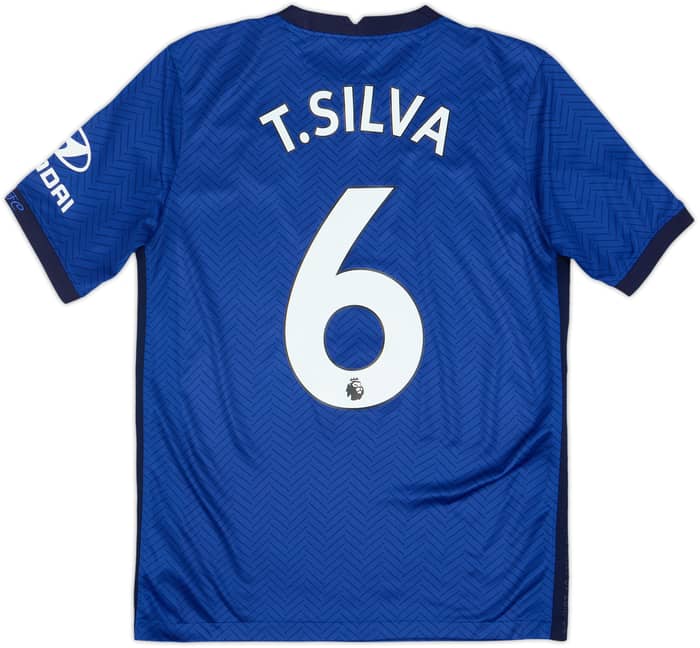 2020-21 Chelsea Home Shirt T.Silva #6 - 8/10 - (XL.Boys)