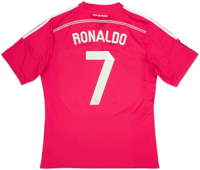 Camiseta de visitante del Real Madrid 2014-15 Ronaldo #7 - 6/10 - (XL)