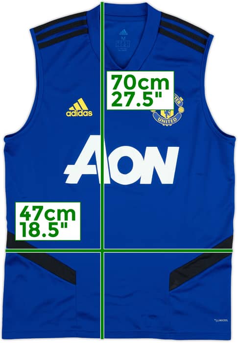 2019-20 Manchester United adidas Taining Vest - 8/10 - (M)