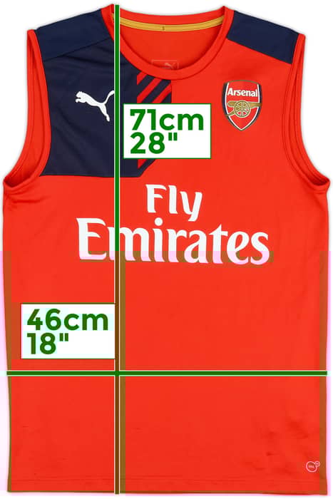 2015-16 Arsenal Puma Training Vest - 8/10 - (M)