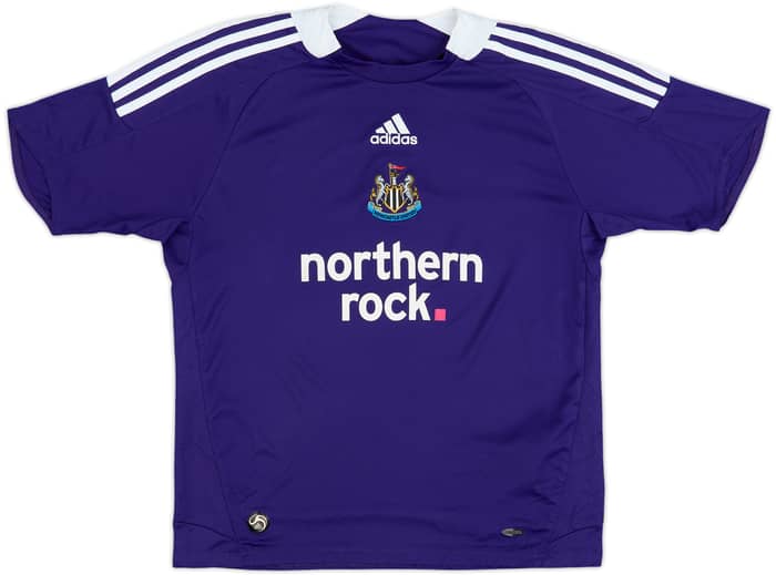 Camiseta de visitante del Newcastle 2008-09 Jonas #18 - 8/10 - (XL.Niños)