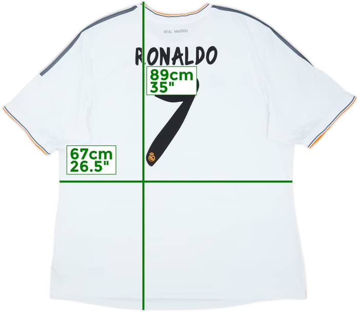 2013-14 Real Madrid Home Shirt Ronaldo #7 - 6/10 - (3XL)