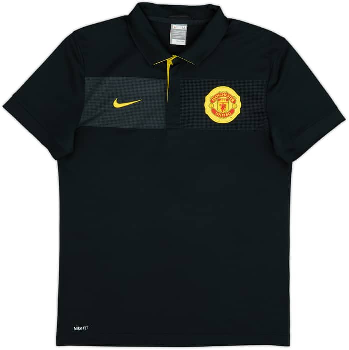 2009-10 Manchester United Nike Polo Shirt - 9/10 - (M)