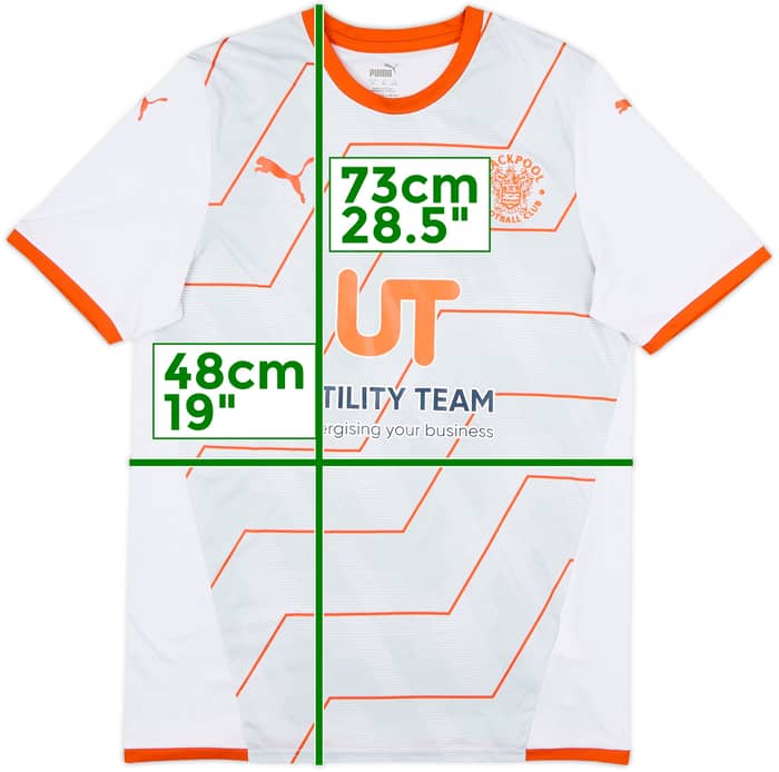 2021-22 Blackpool Away Shirt Jake Daniels - 9/10 - (M)