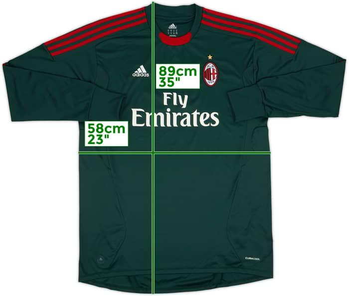 2011-12 AC Milan GK Shirt #1 - 5/10 - (XL)