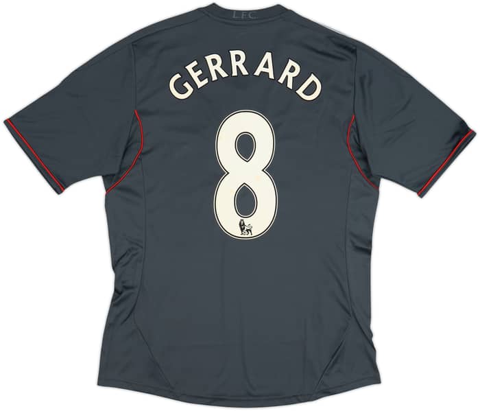 2011-12 Liverpool Away Shirt Gerrard #8 - 6/10 - (L)