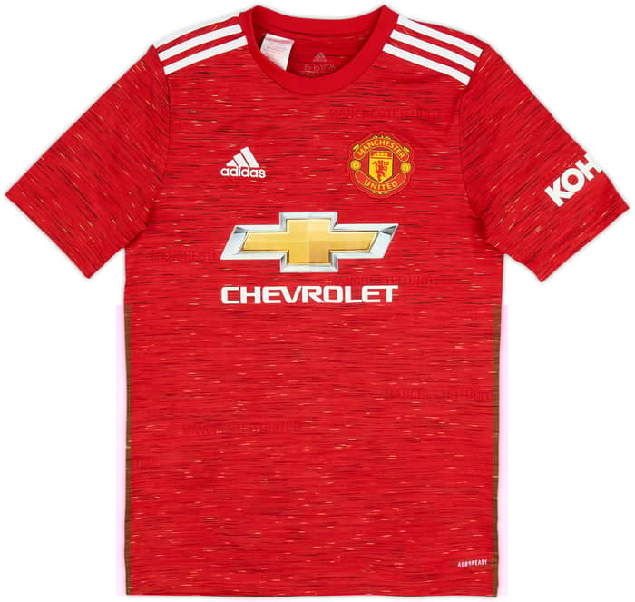 2020-21 Manchester United Home Shirt B.Fernandes #18 - 5/10 - (XL.Boys)