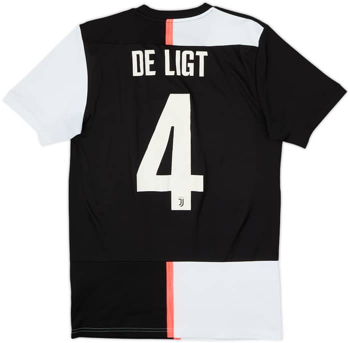 2019-20 Juventus Home Shirt De Ligt #4 - 6/10 - (S)