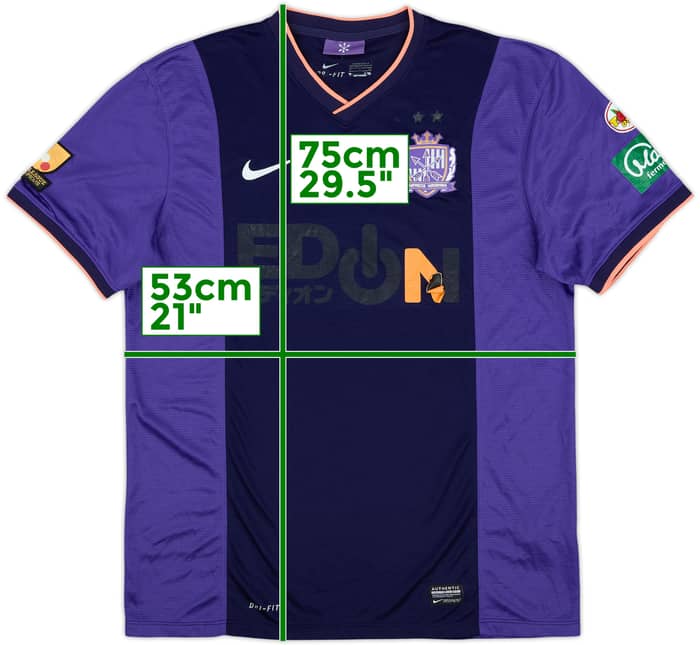 2014 Sanfrecce Hiroshima Home Shirt - 3/10 - (XL)