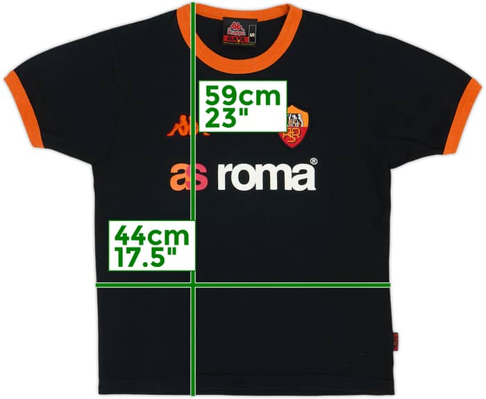 2001-02 Roma Kappa Cotton Tee - 8/10 - (Women's S)