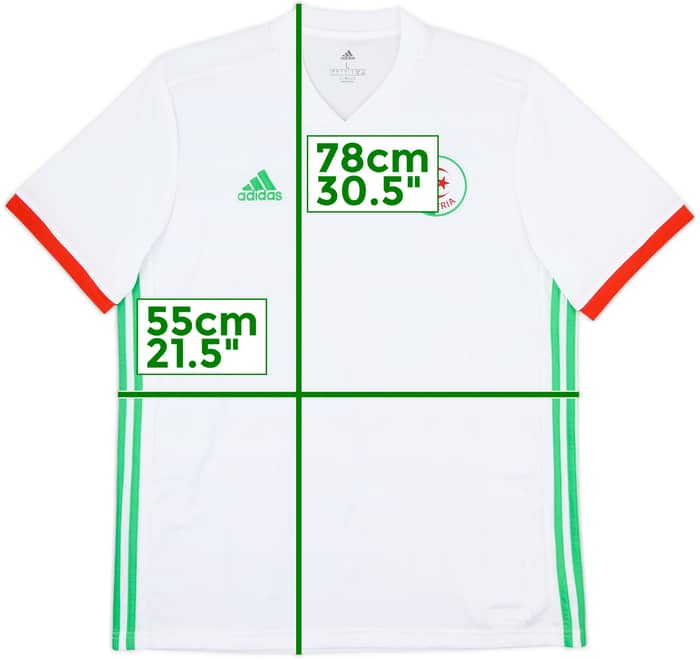 2018 Algeria Home Shirt - 8/10 - (L)