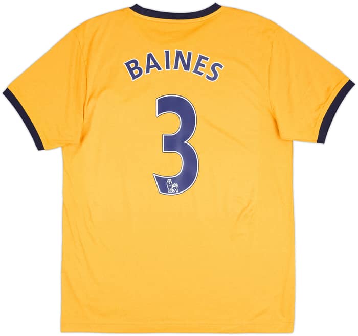 2011-12 Everton Away Shirt Baines #3 - 9/10 - (M)