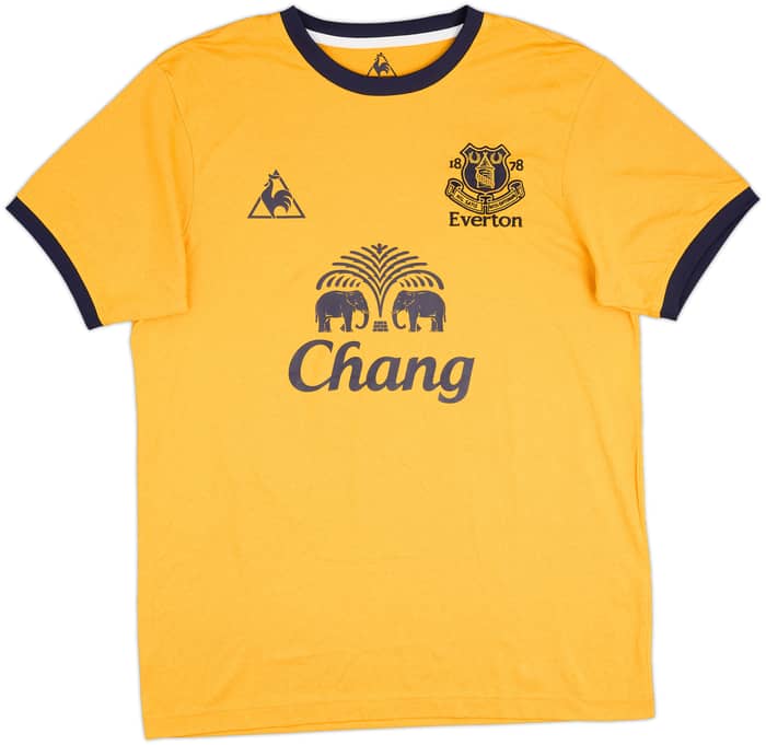 2011-12 Everton Away Shirt Baines #3 - 9/10 - (M)