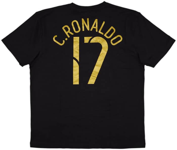2006 Portugal Nike Cristiano Ronaldo Cotton Tee #17 (XXL)
