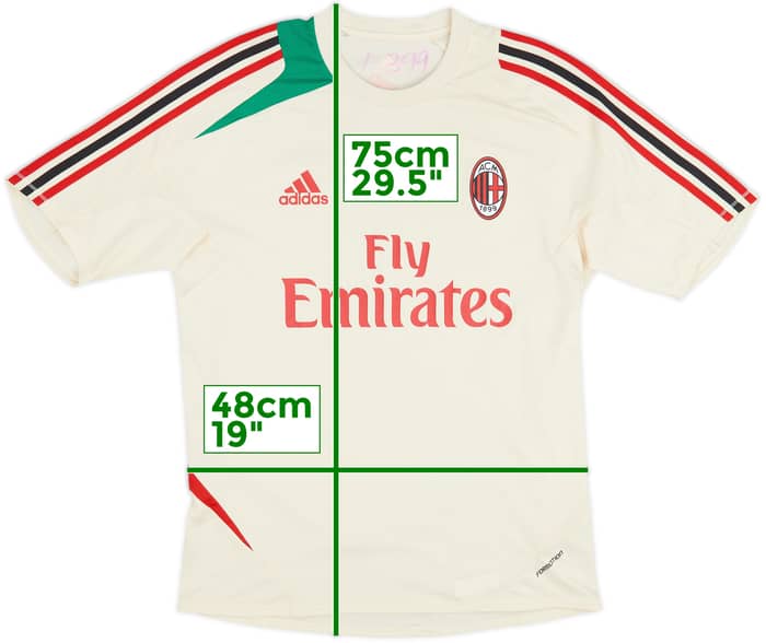 2012-13 AC Milan adidas Formotion Training Shirt - 6/10 - (M)
