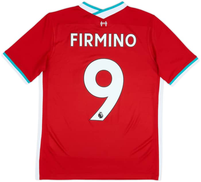 2020-21 Liverpool Home Shirt Firmino #9 - 8/10 - (XL.Boys)