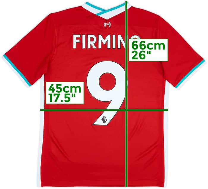 2020-21 Liverpool Home Shirt Firmino #9 - 8/10 - (XL.Boys)