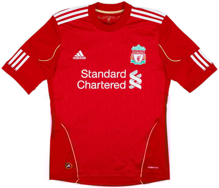 2010-12 Liverpool Home Shirt Gerrard #8 - 6/10 - (S)