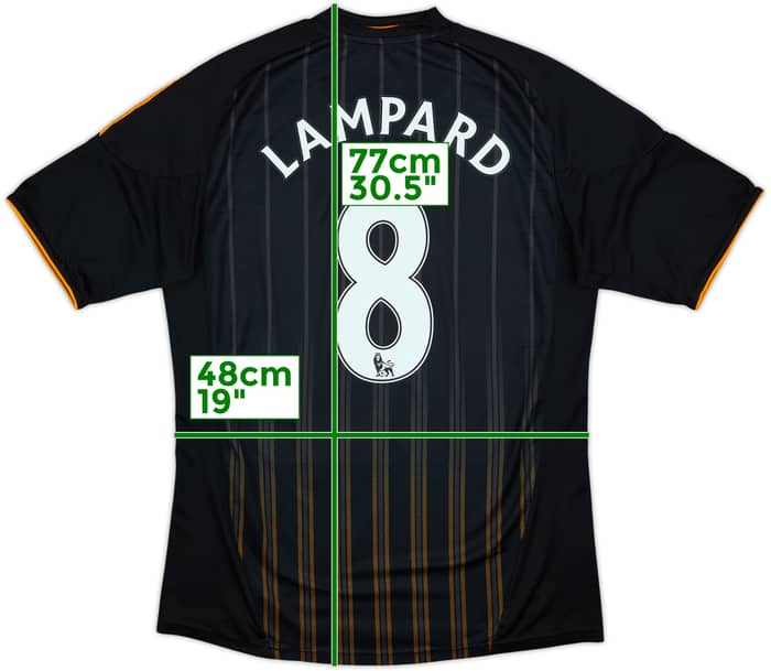 2010-11 Chelsea Away Shirt Lampard #8 - 6/10 - (L)