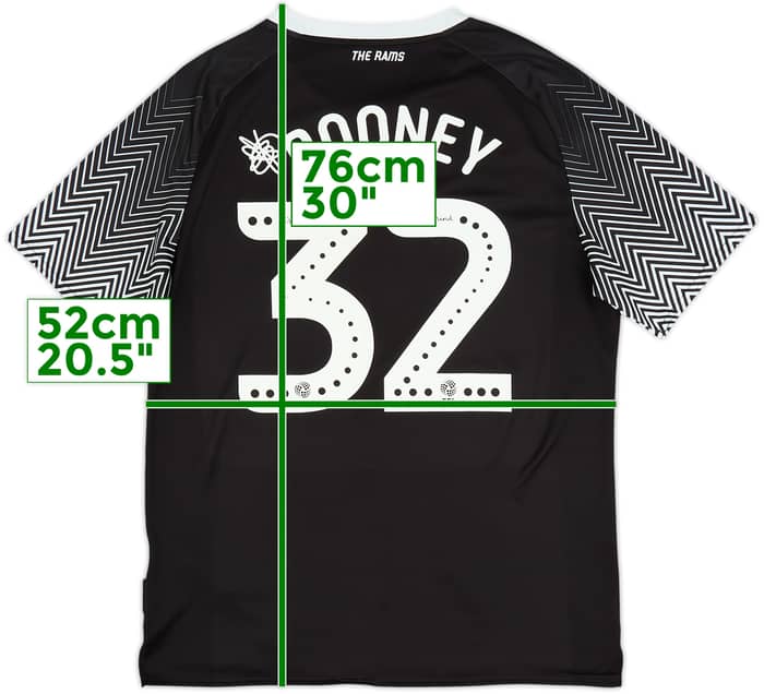 2019-20 Derby County Third Shirt Rooney #32 - 8/10 - (L)
