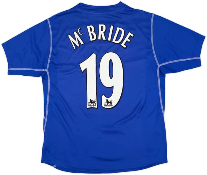 2002-03 Everton Home Shirt McBride #19 - 7/10 - (XL)