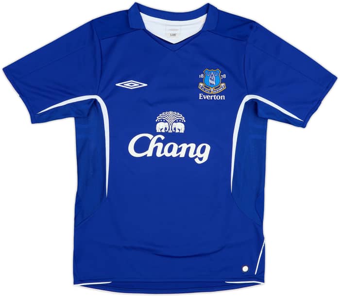 2005-06 Everton Home Shirt Osman #21 - 8/10 - (S)