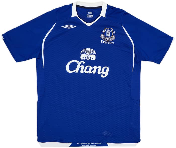 2008-09 Everton Home Shirt Cahill #17 - 8/10 - (L)