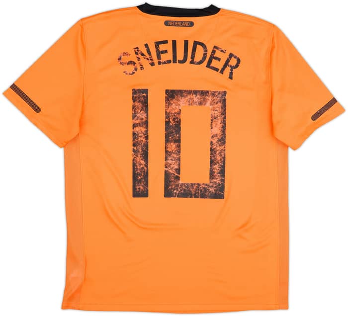 2010-11 Netherlands Home Shirt Sneijder #10 - 4/10 - (M)