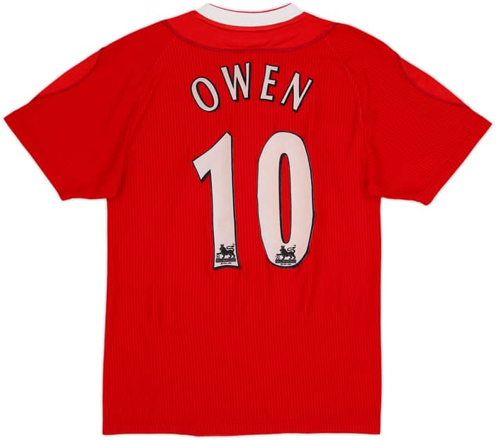 2002-04 Liverpool Home Shirt Owen #10 - 7/10 - (XS)
