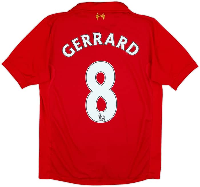 2012-13 Liverpool Home Shirt Gerrard #8 - 6/10 - (S)