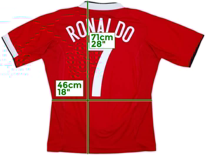 2004-06 Manchester United Home Shirt Ronaldo #7 - 6/10 - (M)