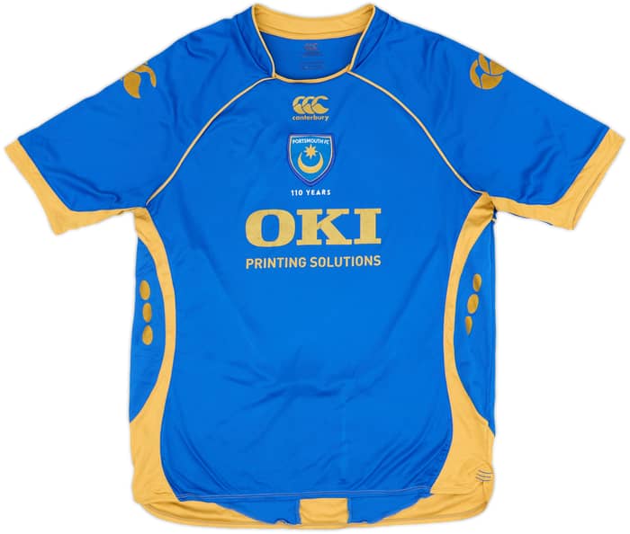 2008-09 Portsmouth Home Shirt Kanu #27 - 6/10 - (L)