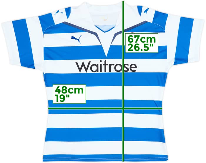 2009-10 Reading Home Shirt - 7/10 - (Women's L)