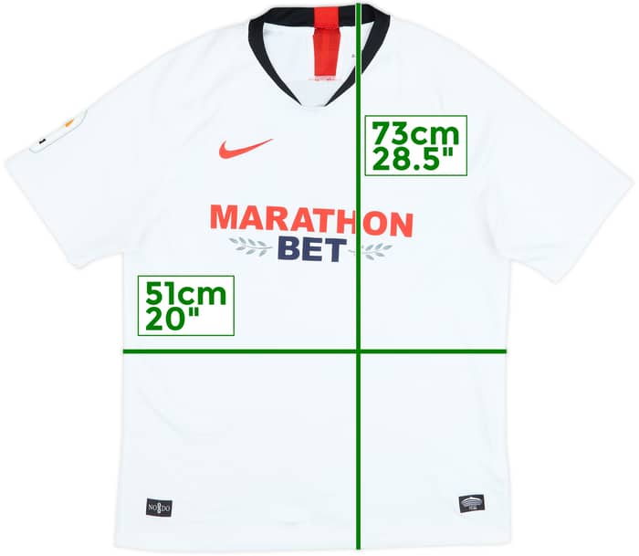 2019-20 Sevilla Home Shirt - 8/10 - (L)