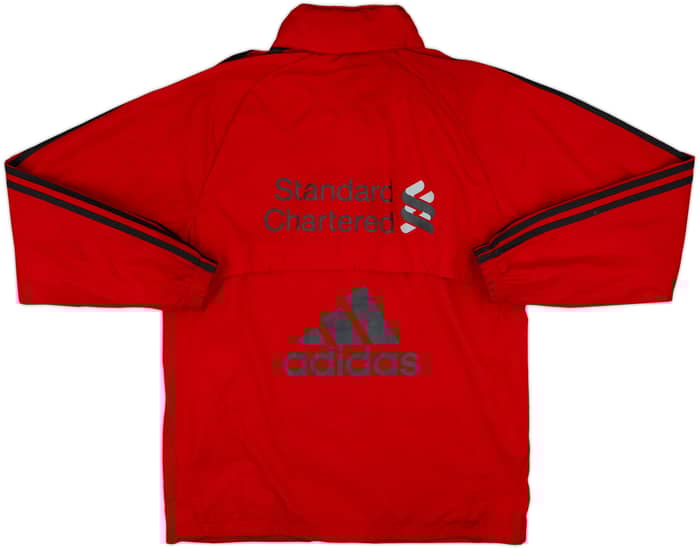 2010-11 Liverpool adidas Hooded Track Jacket - 7/10 - (S)