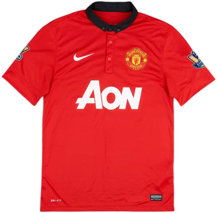 2013-14 Manchester United Home Shirt v.Persie #20 - 6/10 - (S)