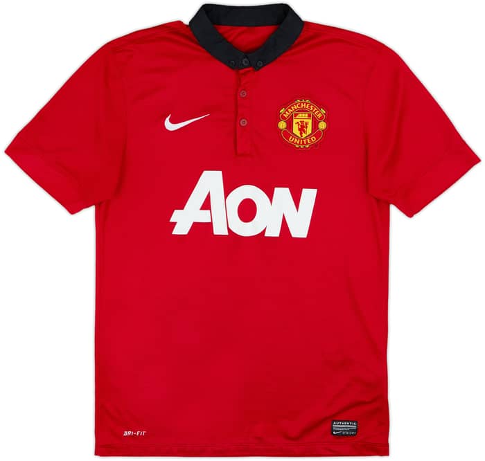 2013-14 Manchester United Home Shirt Rooney #10 - 8/10 - (S)