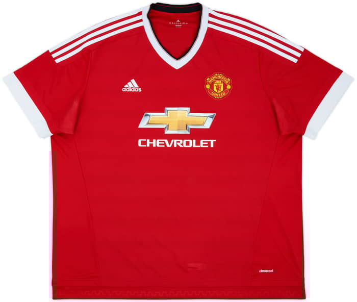 2015-16 Manchester United Home Shirt Carrick #16 - 6/10 - (3XL)
