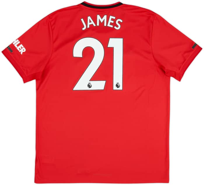 2019-20 Manchester United Home Shirt James #21 - 10/10 - (XL)