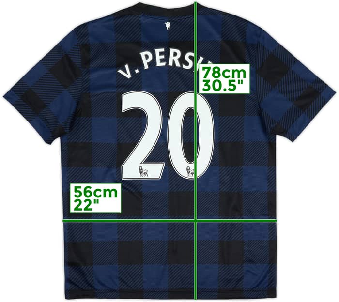 2013-14 Manchester United Away Shirt V.Persie #20 - 8/10 - (L)