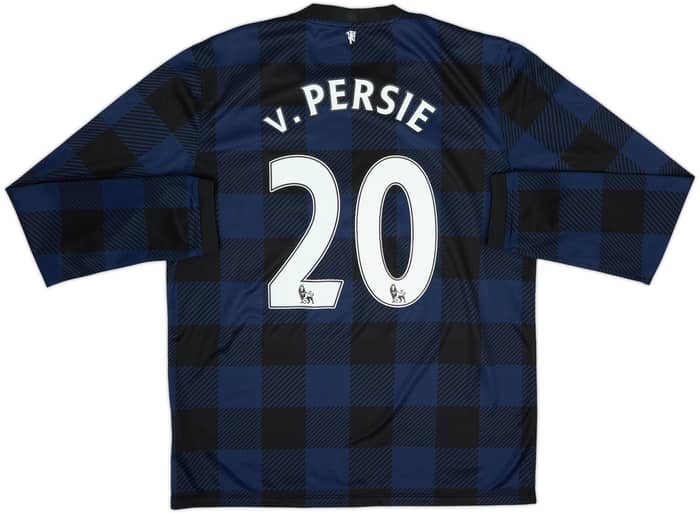2013-14 Manchester United Away L/S Shirt v.Persie #20 - 8/10 - (L)
