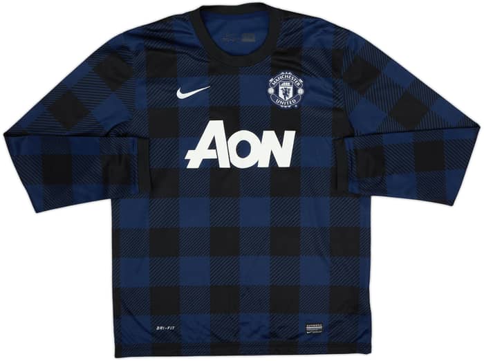 2013-14 Manchester United Away L/S Shirt v.Persie #20 - 8/10 - (L)